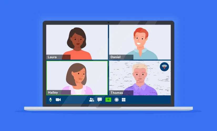 A scoping call with a mobile app developer for hire before the project starts