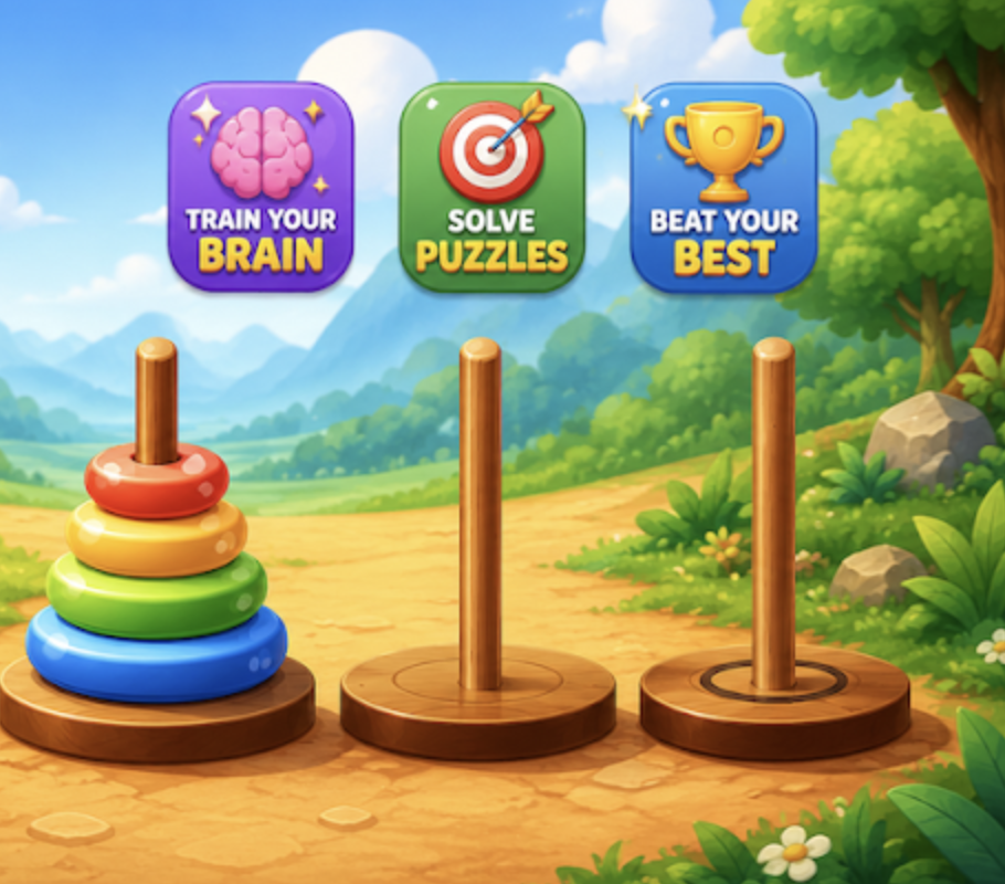 Tower of Hanoi listing on Google Play